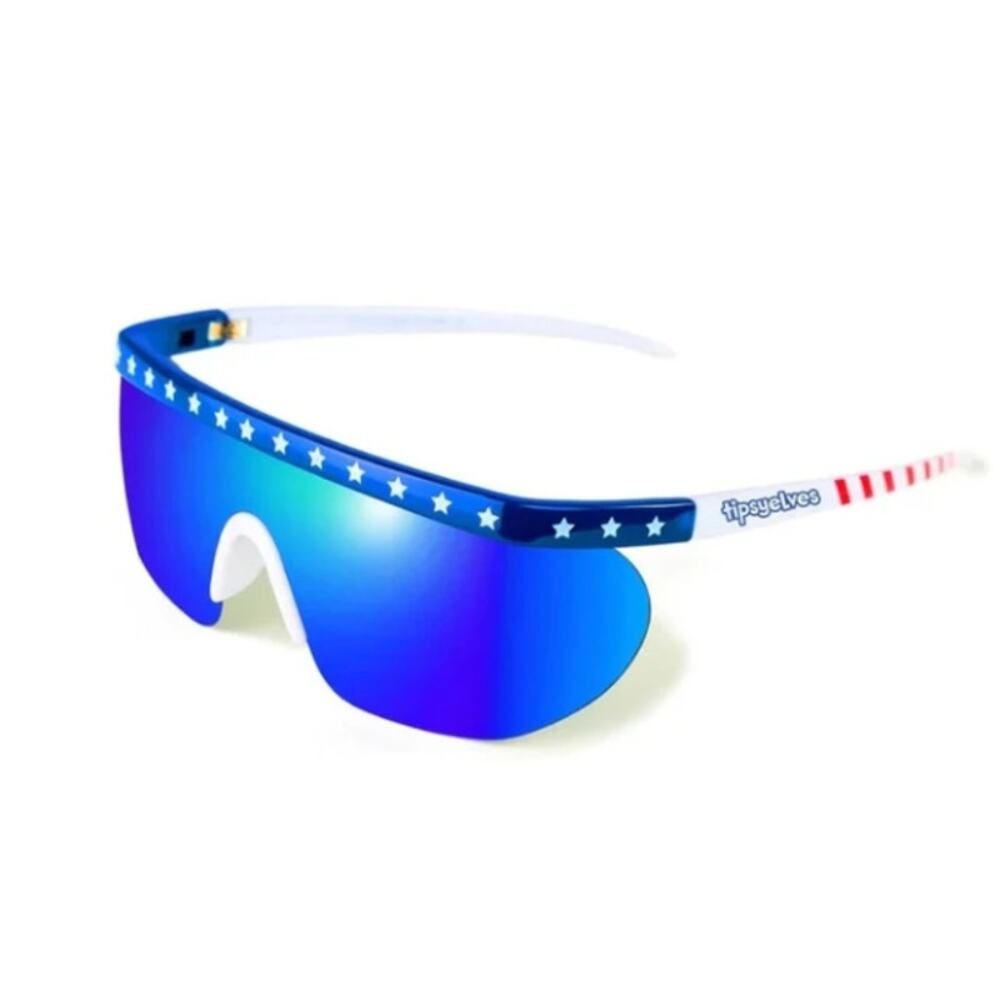 Tipsy Elves Say Can You See Patriotic Sunglasses, Stars & Stripes, Unisex NWT - Picture 2 of 6